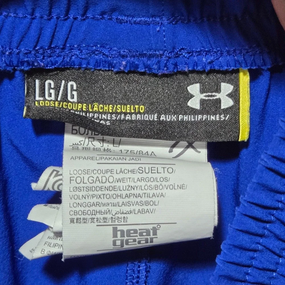 UNDER ARMOUR UA Squad Woven Warm-Up Pant 1293912‎ Royal Blue Mens L